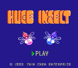 Huge Insect Title Screen
